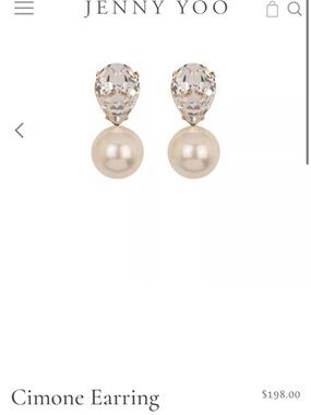 Jennifer Behr Cimone Drop Earrings - BRAND NEW NEVER WORN